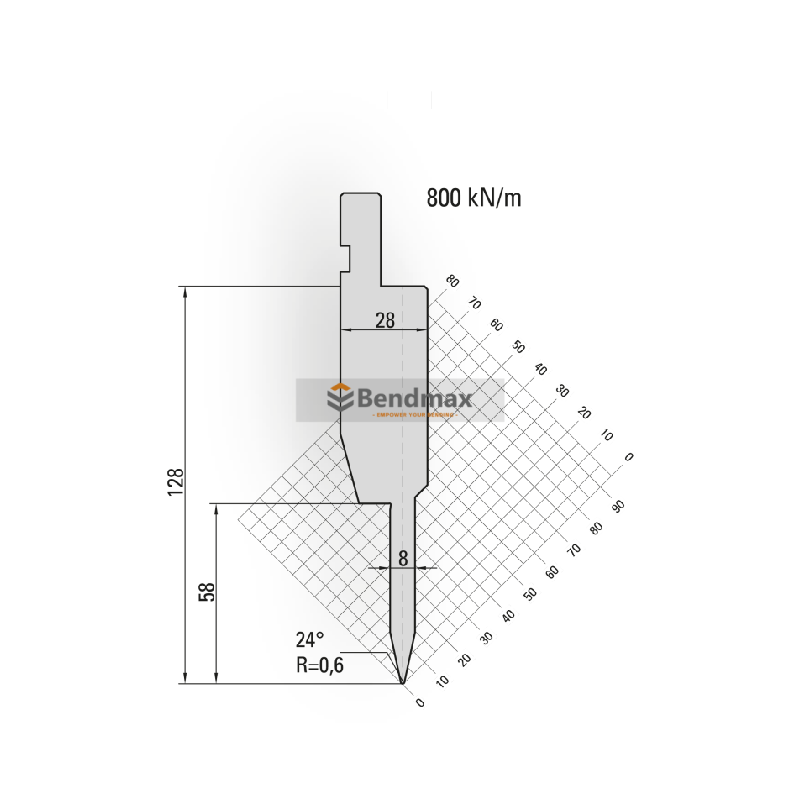 press brake tool- Hemming / Flattening Punch11.550