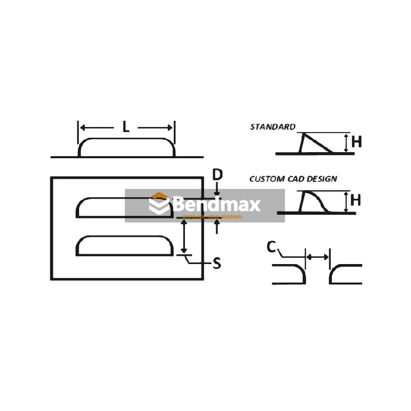 press brake tool- Louver Tooling