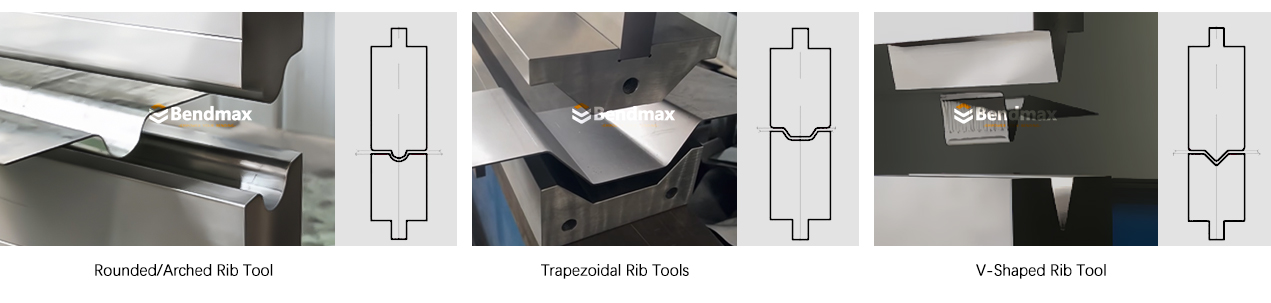 rib forming die  form V-shaped ribs