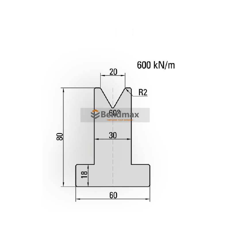 press brake tool- amada V-die 20308