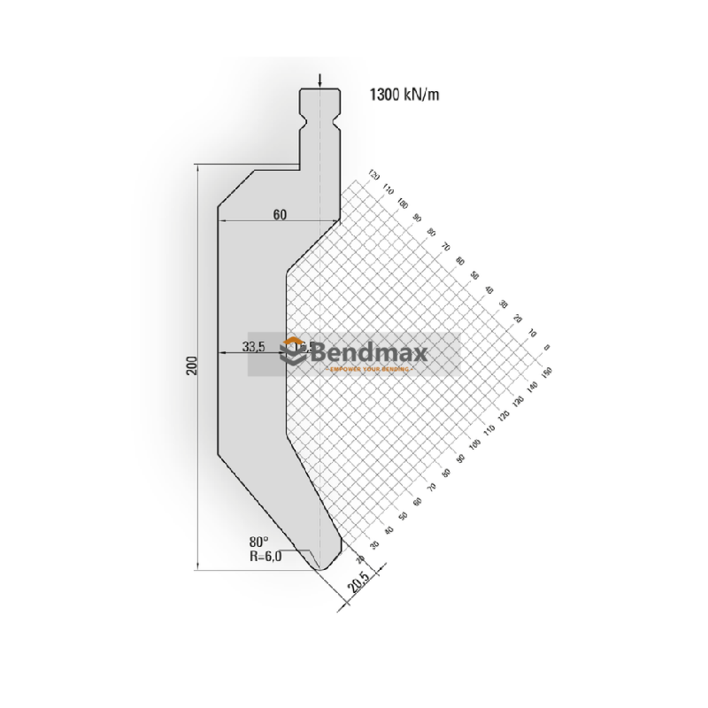 wila press brake tool- standard&nbsp; punches&nbsp; 19235