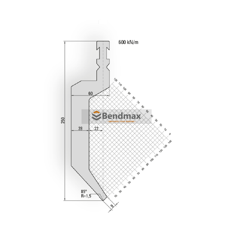 bystronic press brake tool - European punches&nbsp; 14160