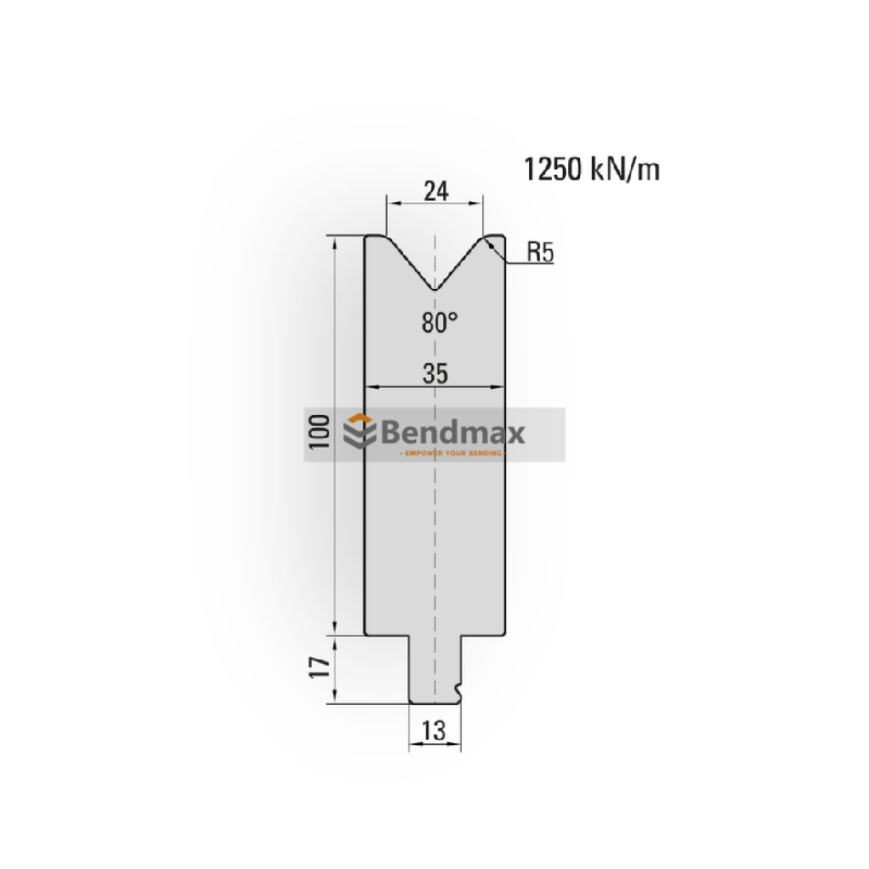 Designed for heavy-duty applications in sheet metal bending