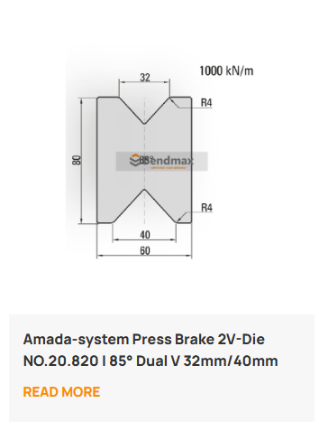 Amada-system Press Brake 2V-Die NO.20.820