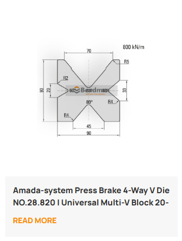Amada-system Press Brake 4-Way V Die