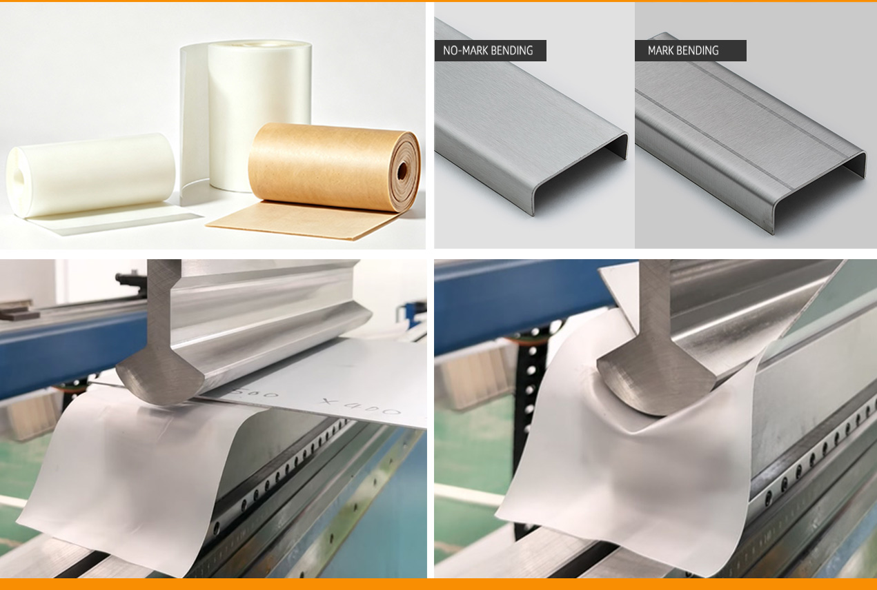 Bending Surface Comparison With & Without Protective Film Bending Surface Comparison With & Without Protective Film
